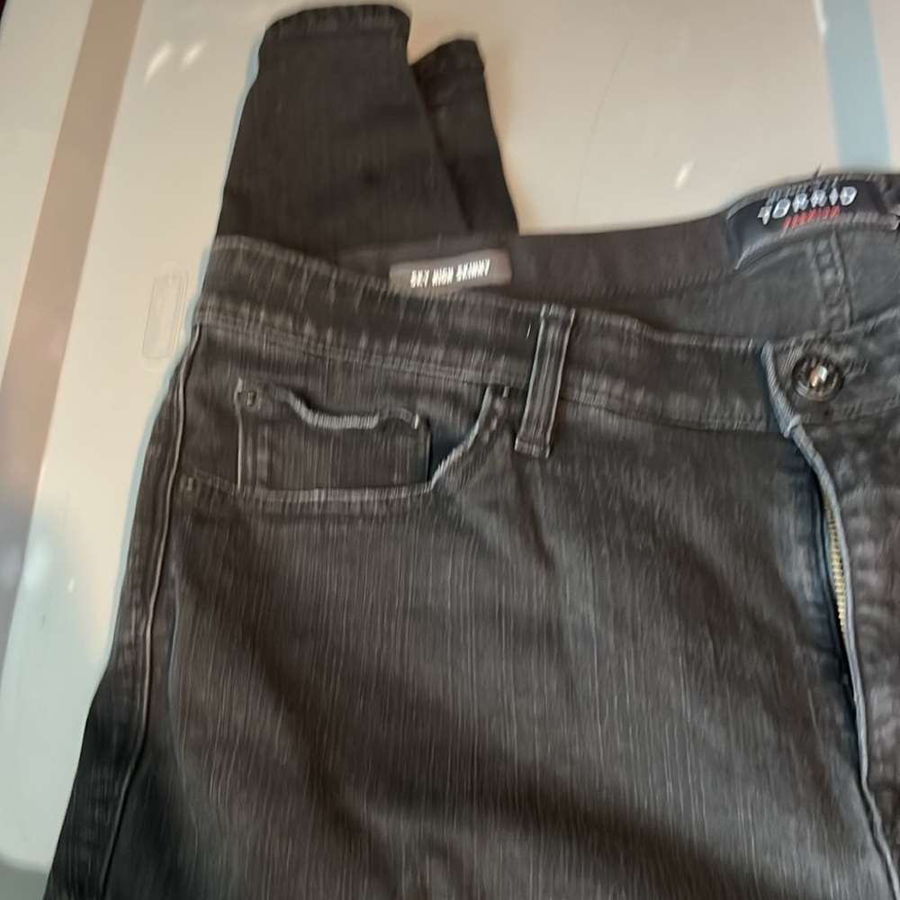 Torrid Sky High Skinny Black Jeans - Picture 9 of 14